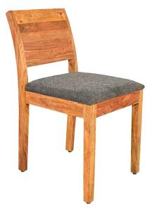 Designová židle Timber II Sheesham / šedá