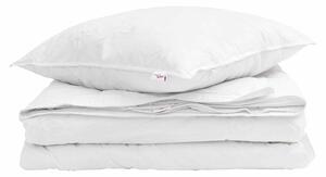 2-in-1 Duvet s polštářem 2 pcs Bílá Peří