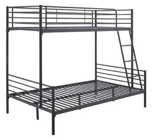 Patrová postel Raneka 90/120 x 200 cm, černá