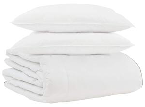 Zimní přikrývka s polštářem 3 pcs Bílá Peří