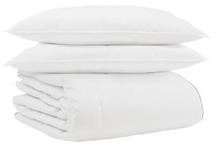 Zimní přikrývka s polštářem 3 pcs Bílá Peří