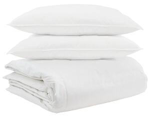 Sada přikrývek s polštářem 3 pcs Bílá Peří