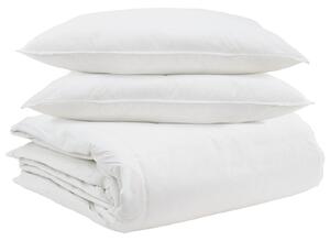 Sada přikrývek s polštářem 3 pcs Bílá Peří