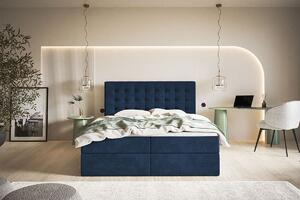 Americká postel Ben 160x200 cm Barva: Modrá - Kronos 09
