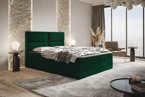 Velká manželská postel Clark 180x200 cm Barva: Zelená - Kronos 19