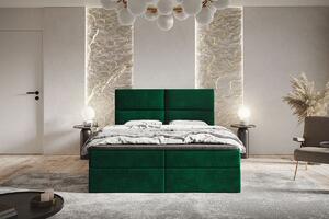 Čalouněná manželská postel Clark 160x200 cm Barva: Šedá - Jasmine 90