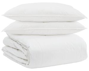 Sada přikrývek s polštářem 3 pcs Bílá Peří