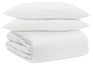 Sada přikrývek s polštářem 3 pcs Bílá Peří