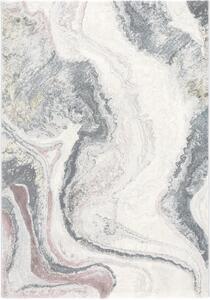 Moderní kusový koberec Ragolle Argentum 63618 6797 Abstraktní šedý Rozměr: 160x230 cm