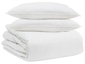 Sada přikrývek s polštářem 3 pcs Bílá Peří