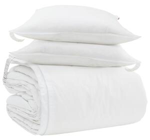 Sada přikrývek s polštářem 3 pcs Bílá Peří