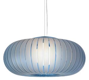 Kartell závěsné světlo Teresa Frozen, nebesky modré, Ø 50 cm, E27, Modrá, Obývací pokoj / jídelna, Plast, Design