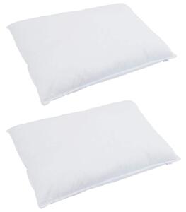Sada přikrývek s polštářem 3 pcs Bílá Peří