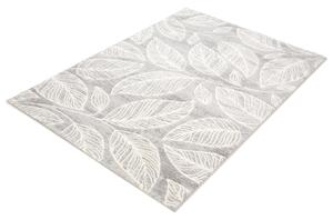 Moderní kusový koberec Ragolle Argentum 63687 7969 Listí šedý Rozměr: 160x230 cm