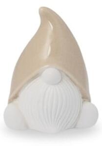 Vánoční dekorace skřítek Harald Beige 8 cm