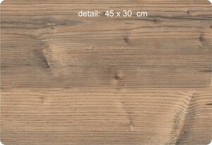 Světelné hodiny "Mapa světa" 42x42cm provedení povrchu: dub B
