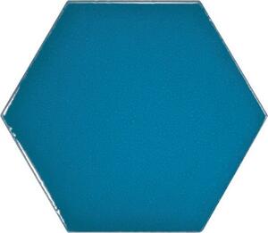 Dlažba Equipe Scale Hexagon Electric Blue 12,4x10,7