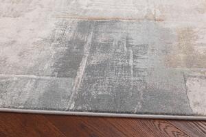 Moderní kusový koberec Ragolle Argentum 63723 4747 Abstraktní šedý Rozměr: 80x150 cm