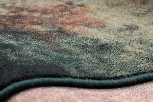 Kusový koberec vlněný Dywilan Omega Togo Red Abstraktní červený vícebarevný Rozměr: 170x235 cm