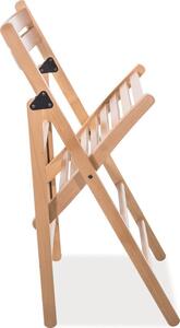 Casarredo Dřevěná skládací židle SMART II, tmavý ořech