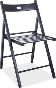 Casarredo Dřevěná skládací židle SMART II, černá