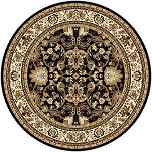Alfa Carpets Kusový koberec TEHERAN T-117 brown kruh ROZMĚR: 160x160 (průměr) kruh