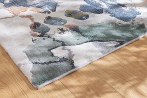 Moderní kusový koberec Ragolle Argentum 63797 6626 Abstraktní vícebarevný krémový modrý Rozměr: 120x170 cm