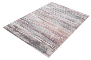 Moderní kusový koberec Ragolle Argentum 63742 3747 Abstraktní růžový šedý Rozměr: 240x330 cm