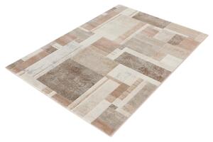 Moderní kusový koberec Ragolle Argentum 63764 6282 Geometrický béžový Rozměr: 160x230 cm