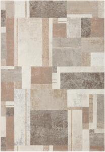 Moderní kusový koberec Ragolle Argentum 63764 6282 Geometrický béžový Rozměr: 160x230 cm