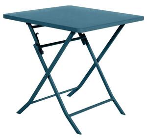 Hesperide skládací kovový zahradní stůl Greensboro 70x70x71cm modrý