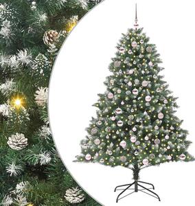 Umělý vánoční stromeček Zelená 180 cm PVC, plast a ocel 3395235