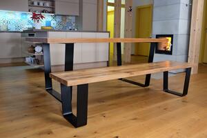 Majstrštych Jídelní stůl Raroh - designový industriální nábytek velikost stolu (D x Š): 130 x 90 (cm)