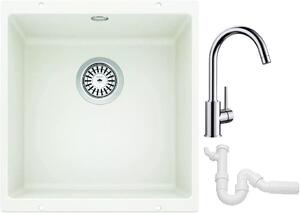 Sada granitový dřez Blanco Rotan 400-U 521334, kuchyňská baterie Blanco Mida 517742, 137267