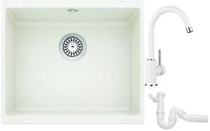 Sada granitový dřez Blanco Rotan 500-U 523076, kuchyňská baterie Blanco Mida 519418, 137267
