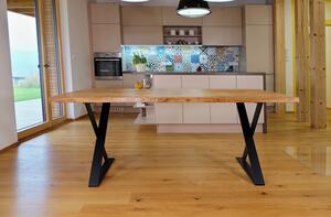 Majstrštych Jídelní stůl Dudek - designový industriální nábytek velikost stolu (D x Š): 120 x 80 (cm)