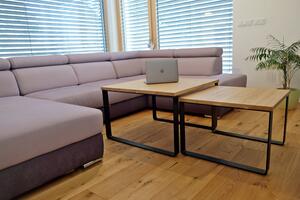 Konferenční stolek Budníček velikost stolku (D x Š x V): 50 x 50 x 45 (cm)
