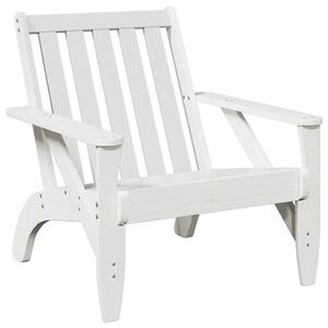 Zahradní židle Adirondack bílá 2 ks 75x77x77 cm borovice