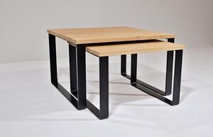 Konferenční stolky - set Budníček větší a menší Varianty velikostí stolů (D x Š x V): 50x50x45 a 65x65x50 (cm)