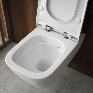 Geberit Smyle záchodová mísa závěsná Bez oplachového kruhu bílá 500.208.01.1
