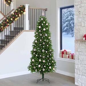 Vánoční stromeček s 300 LED diodami s stojanem Zelená 240 cm PE 3396351