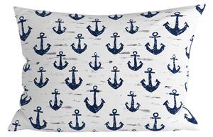 Polybavlněný povlak na polštář NAVYSTA POLY 50x70 cm, modro-bílý
