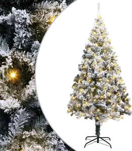 Umělý vánoční stromeček Bílá 180 cm PVC, ocel a plast 3396958