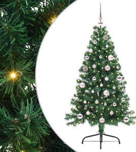 Umělý osvětlený vánoční stromeček Zelená 150 cm PVC 3397000