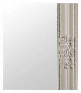 Tempo Kondela Zrcadlo, dřevěný rám smetanové barvy, MALKIA TYP 12