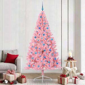 Umělý osvětlený vánoční stromeček Růžová 240 cm PVC 3397109