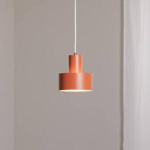 SIGMA Závěsné světlo Rif S, cihlově červené, 1 žárovka, Ø 15 cm, ocel, stmívatelný, Červená, Obývací pokoj / jídelna, kov, Moderní