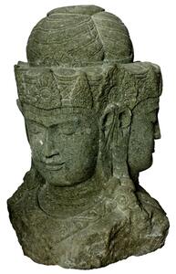 Hlava - Šiva, Vishnu a Brahma - Trimurti