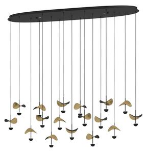 Eglo 390343 - LED Stmívatelný lustr na lanku DRACERA 17xLED/2,3W/230V 3000K