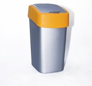 Curver odpadkový koš - žlutý FLIPBIN 9L